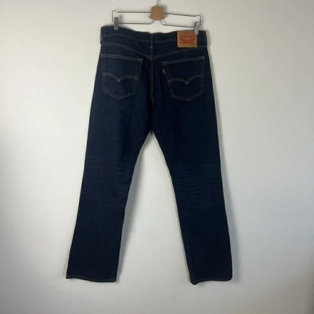 Levis 527 Men’s Bootcut Denim Jeans Dark Wash Size 36x34 100% Cotton